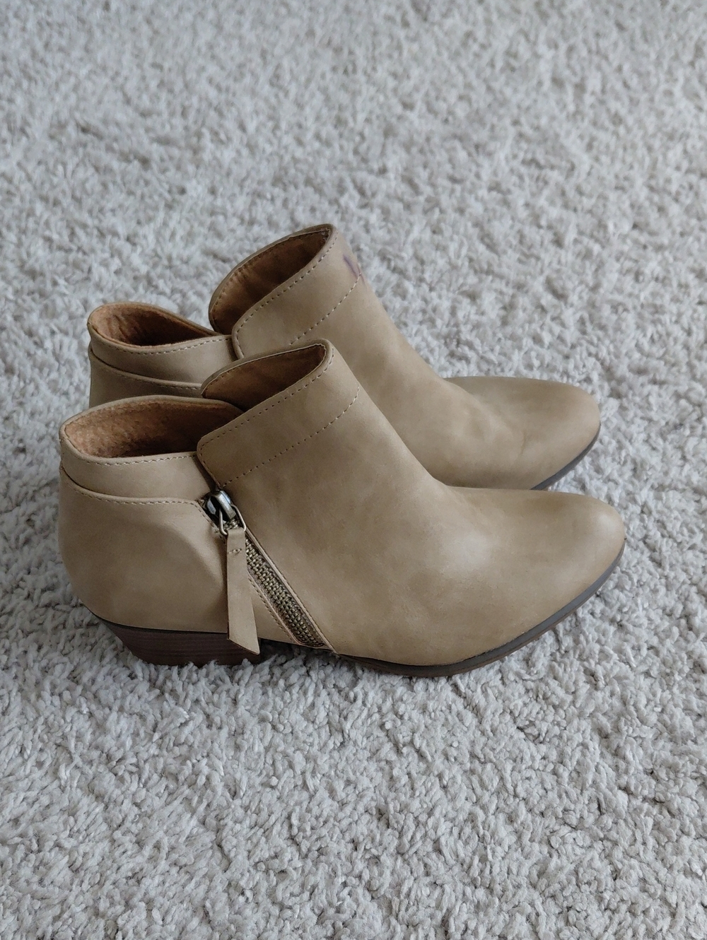 Union Bay Tan Ankle Boots